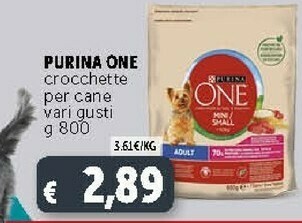 Deco Supermercati Purina One Crocchette Per Cane 800 G offerta