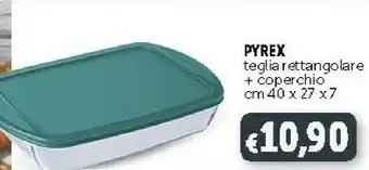 Deco Supermercati Pyrex Teglia Rettangolare Cm 40x27x7 offerta