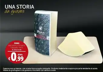 Deco Supermercati Pinna Pecorino Romano Cappato Nero offerta