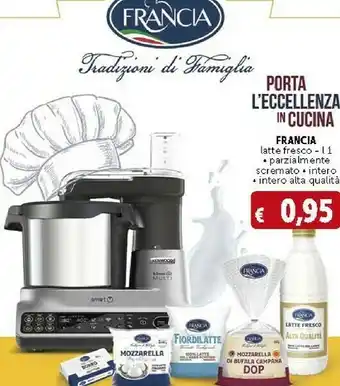 Deco Supermercati Francia - Latte Fresco Parzialmente Scremato 1000 G(ml) offerta