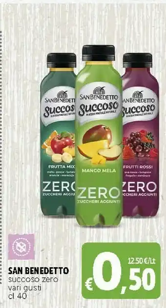 Deco Supermercati San Benedetto Succoso Gusto Frutti Rossi offerta