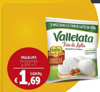 Deco Supermercati Vallelata Mozzarella offerta