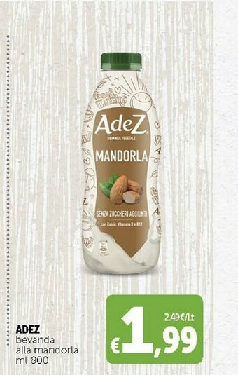 Deco Supermercati Adez Bevanda Alla Mandorla offerta