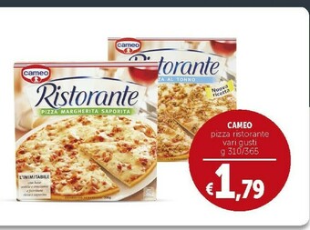 Deco Supermercati Cameo Pizza Ai Funghi Ristorante 365 G(ml) offerta
