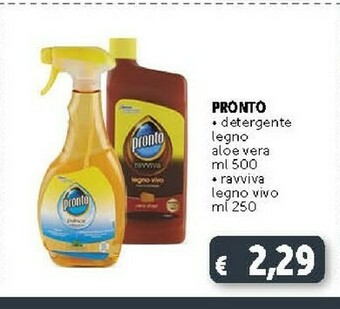 Deco Supermercati Pronto Detergente Legno Aloe Vera offerta