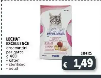 Deco Supermercati Le chat Excellence Croccantini Per Gatto offerta