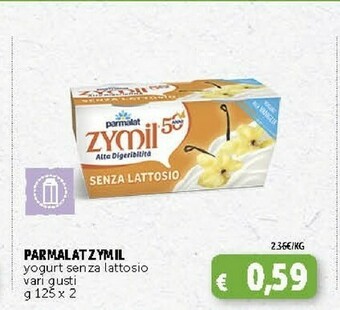 Deco Supermercati Parmalat Zymil Yogurt Senza Lattosio Vaniglia offerta