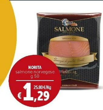 Deco Supermercati Norita Salmone Norvegese offerta