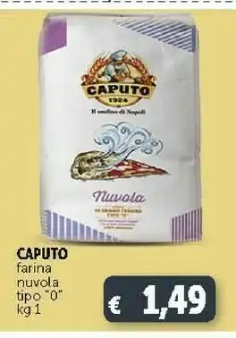 Deco Supermercati Caputo Farina Nuvola Tipo 0 offerta