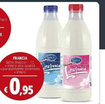 Deco Supermercati Francia - Latte Fresco Alta Qualità 1000 G(ml) offerta