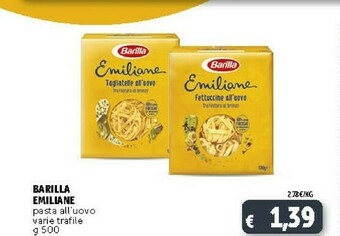 Deco Supermercati Barilla Fettuccine All'Uovo Emiliane 500 G(ml) offerta