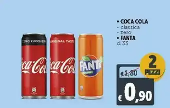 Deco Supermercati Coca-Cola - Fanta Orange 330 G(ml) offerta