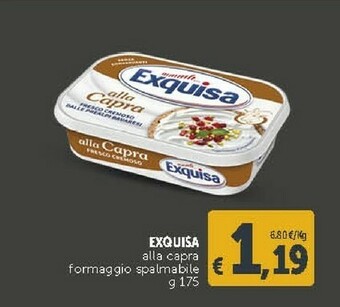 Deco Supermercati Exquisa Alla Capra Formaggio Spalmabile offerta