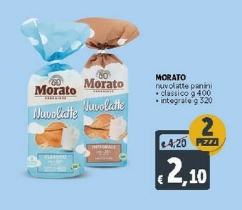 Deco Supermercati Morato Pane & Idee - Nuvolatte Classico 400 G(ml) offerta