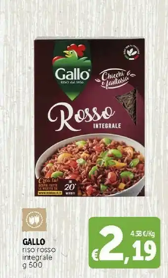 Deco Supermercati Gallo Riso Rosso Integrale offerta