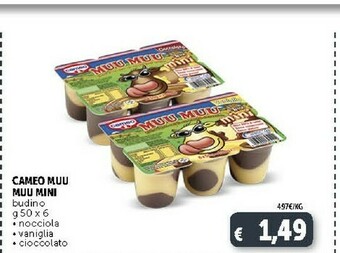 Deco Supermercati Cameo Muu Muu Mini Vaniglia 300 G(ml) offerta