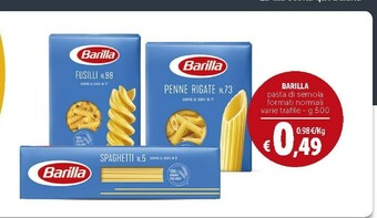 Deco Supermercati Barilla Penne Rigate N.73 500 G(ml) offerta