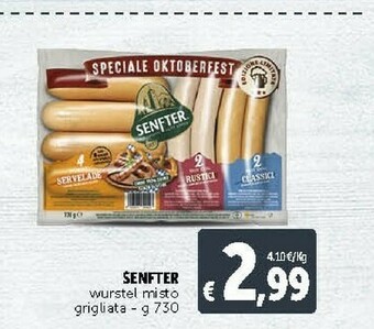Deco Supermercati Senfter Wurstel Misto offerta