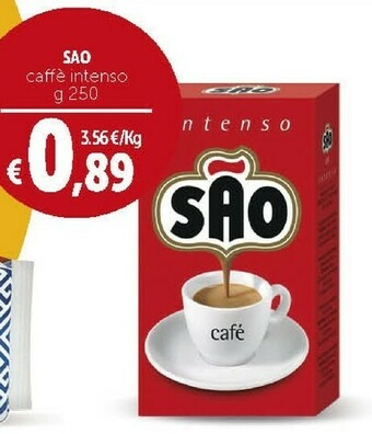 Deco Supermercati Sao Caffè Intenso 250 G(ml) offerta