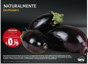 Deco Supermercati Melanzane Tonde Nere offerta