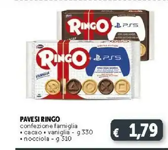 Deco Supermercati Pavesi Ringo Vaniglia 330 G(ml) offerta