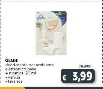 Deco Supermercati Glade Deodorante Per Ambiente Elettronico Base Vanilla offerta