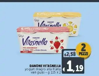 Deco Supermercati Danone Vitasnella Yogurt Magro Alla Frutta offerta