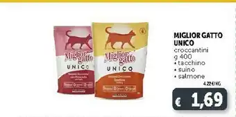 Deco Supermercati Morando Miglior Gatto Unico Croccantini Tacchino offerta