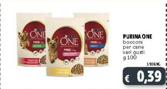 Deco Supermercati Purina Bocconi Per Cane One offerta