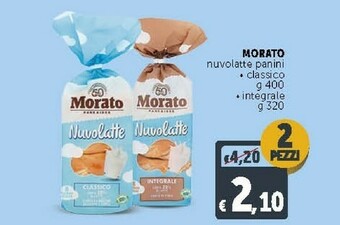 Deco Supermercati Morato Pane & Idee - Nuvolatte Classico 400 g(ml) offerta