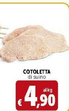 Deco Supermercati Cotoletta Di Suino offerta