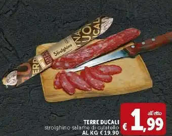 Deco Supermercati Terre ducali Salame offerta