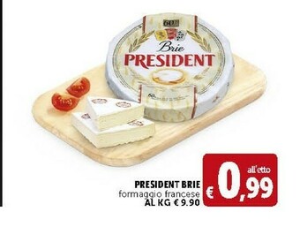 Deco Supermercati Prèsident Brie Formaggio Francese offerta