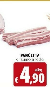 Deco Supermercati Pancetta Di Suino A Fette offerta