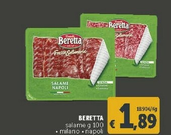 Deco Supermercati Fratelli Beretta - Salame Milano 100 g(ml) offerta