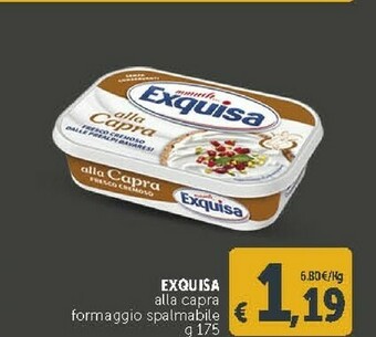 Deco Supermercati Exquisa Alla Capra Formaggio Spalmabile offerta