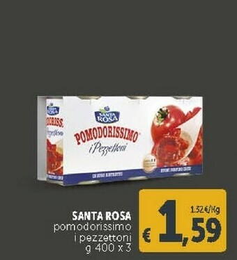 Deco Supermercati Santa rosa Pomodorissimo I Pezzettoni 400 G(ml) offerta