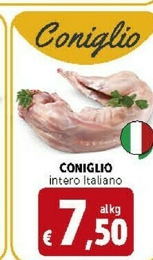 Deco Supermercati Coniglio Intero Italiano offerta