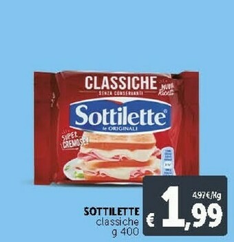 Deco Supermercati Mondelez - Sottilette Le Originali Classiche 400 g(ml) offerta