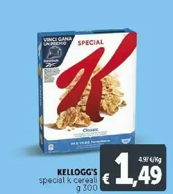 Deco Supermercati Kelloggs Special K Cereali offerta