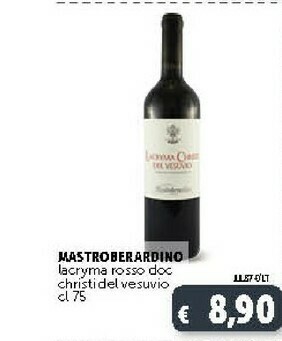 Deco Supermercati Mastroberardino - Lacryma Christi del Vesuvio 750 g(ml) offerta