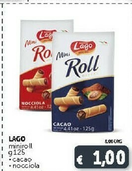 Deco Supermercati Gastone lago elledi Miniroll 125 G offerta