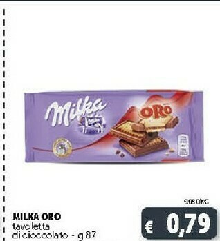 Milka Cioccolato Al Latte & Biscotti ORO 87 G(ml)