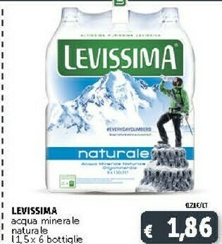 Deco Supermercati Levissima Acqua offerta