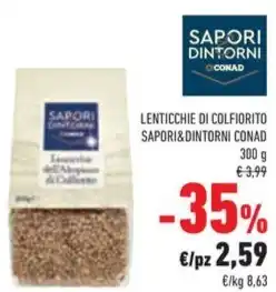 Conad Superstore LENTICCHIE DI COLFIORITO SAPORI&DINTORNI CONAD offerta