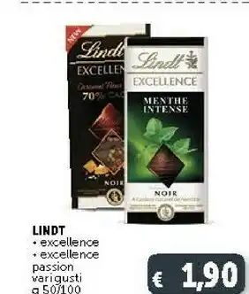 Lindt Excellence Poire Intense Noir 100 G(ml)