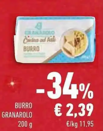 Conad Superstore BURRO GRANAROLO 200 g offerta