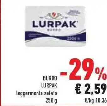 Conad Superstore BURRO LURPAK leggermente salato offerta