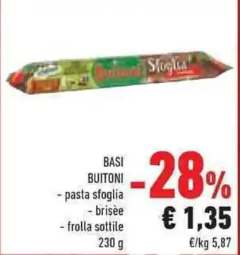Conad Superstore BASI BUITONI 230 g offerta