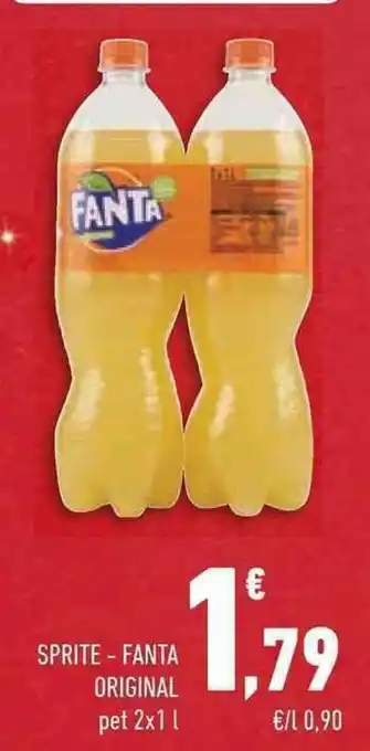 Conad Superstore SPRITE - FANTA ORIGINAL pet 2x1 l offerta